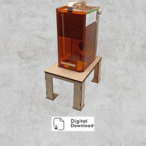 XTool F2 förhöjningsbas och RA2 positioneringshjälp | Förhöjningsplattan är även lämplig för F1 | SVG-fil för laserskärare