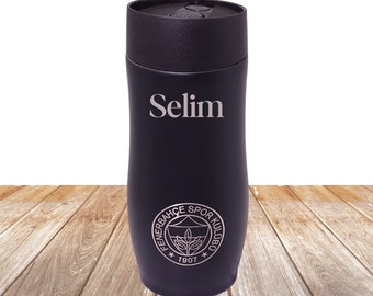 Personalisierte Thermobecher mit Namen Gravur FENERBAHCE