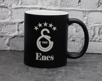 Gepersonaliseerde keramische mok met gewenste naam GALATASARAY