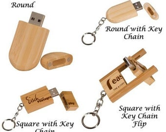 10 personalized 4 gb usb flash drive. pick style, wording & font. free laser engraving