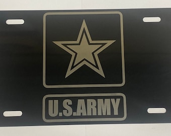 Us army license plate