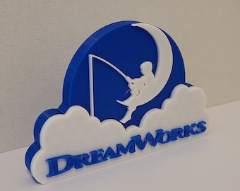 Logo DreamWorks nuages 3D