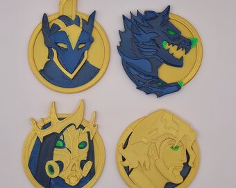 Fortnight Chapter 5 Season 2 Greek Mythology Medallions Ares Cerberus Hades Zeus