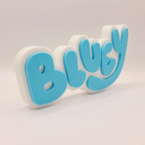 Blaues 3D Logo