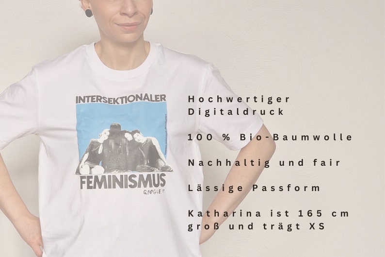 Shirt Intersektionaler Feminismus Google it aus 100 % Bio-Baumwolle Feminismus Shirt Fuser Relaxed Shirt ST/ST Bild 2