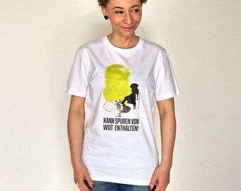 Shirt “Kann Spuren von Wut enthalten” aus 100 % Bio-Baumwolle – Feminismus Shirt  - Unisex Organic Shirt