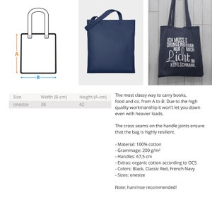 Bag May contain traces of anger made of 100% organic cotton Feminism jute bag Organic jute bag image 2