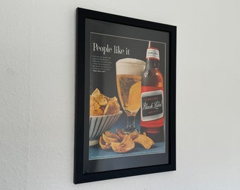 Original 1962 Carling Beer Advertisement - A3 Size