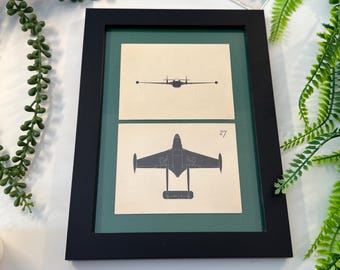Original 1950 Venom FB Mk.I  Recognition Cards - A5 Size