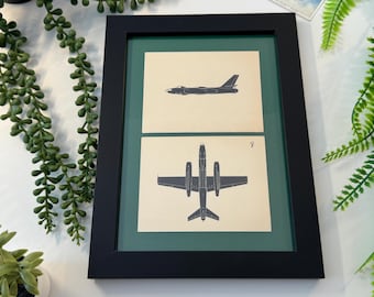 Original 1951 IL-28 Recognition Cards - A5 Size