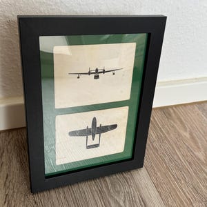 Carte de reconnaissance originale Bv 138 des années 40 - Format A5