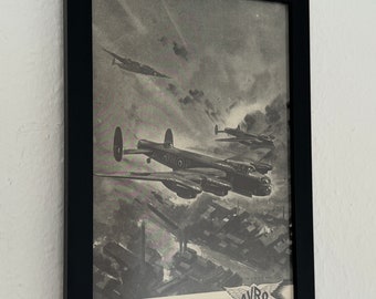 Original 1942 Avro Lancaster Advertisement