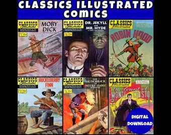 Classics Illustrated Comics Collection - 235 PDF Comic Books - Digital Download