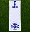 Personalized Baseball Cooling Towels with bag/clip