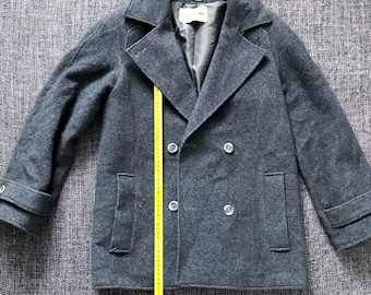 Cappotto doppiopetto in lana Windsmoor, abbigliamento vintage, giacca anni '80, cappotto da donna, abbigliamento primaverile