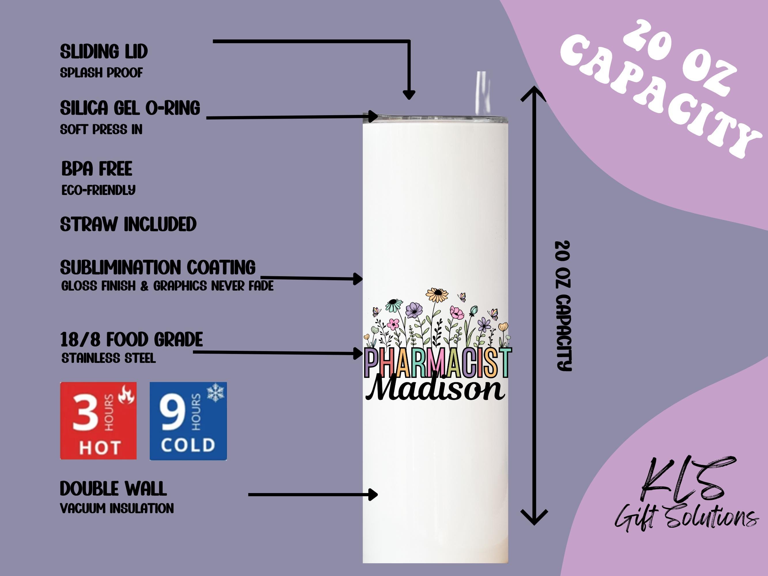 Pharmacy Technician 40 Oz Tumbler Gift Pharmacy Tech Personalized