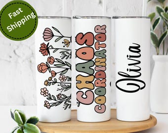 Chaos Coordinator Tumbler Gift for Her Personalized Chaos Coordinator Chaos Coordinator Mug Problem Solver Coworker Gift