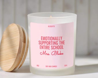 School Counselor Candle Funny Counselor Gift Counselor Appreciation Gift Counseling Gift Thank You