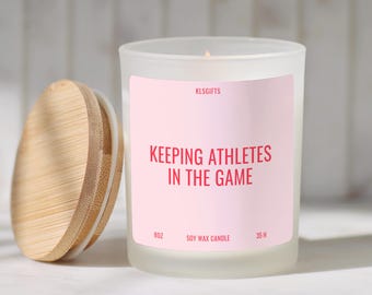 Funny Athletic Trainer Gift For Men Women Trainer Candle Appreciation Gift Thank You Coach Sports Medicine Gift From Team