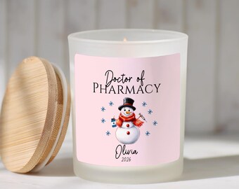 Personalized Pharmacist Candle New Pharmacist Candle Pharmacists Keepsake PharmD Candle Personalized Pharmacist gift
