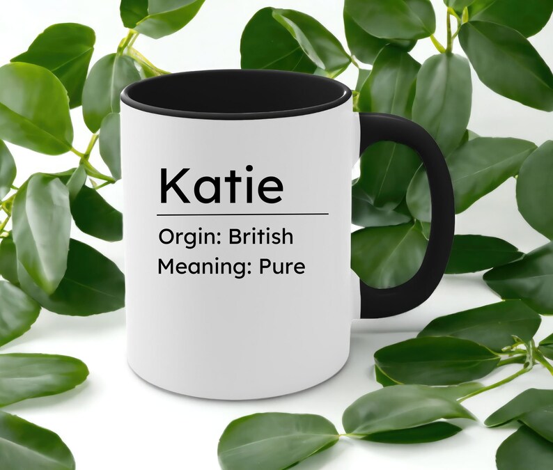Personalized Name Coffee Mug Customer Name Mug Name Meaning Mug Gift ...