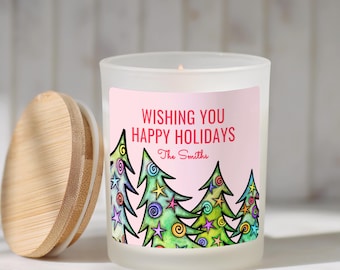 Christmas Candle Gift Christmas Candle Bulk Corporate Happy Holidays Gift Personalized Family Christmas Gift Unique Gift