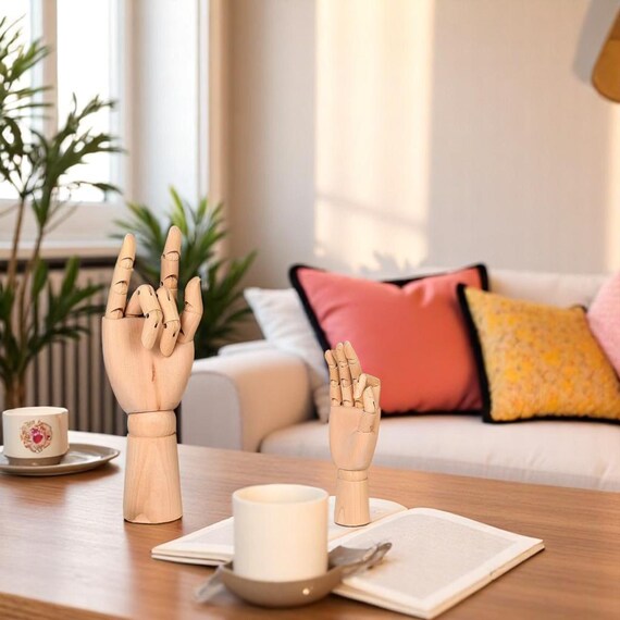 Holz-Zeichenpuppe Mit Beweglichen Gelenken – 33 Cm Groß, Ideal Für Künstler, Dekoration & Als Kreatives Spielzeug