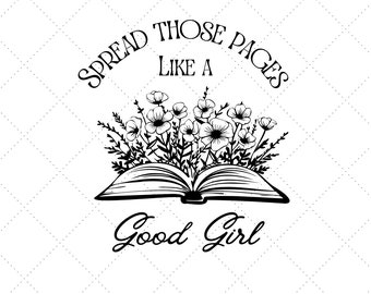 Morally Grey Bookclub SVG PNG, Spicy Book Lover (Digital Download)