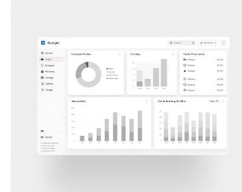 Monthly Budget Planner 2025 – Excel Spreadsheet | Income & Expense Tracker | Financial Dashboard | Yearly + Weekly Template