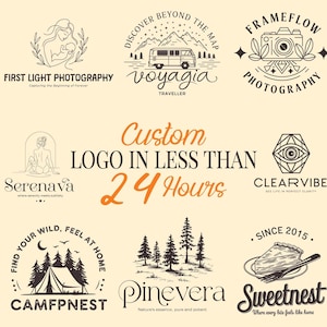 Custom Logo Design, Logo Design, Logo Design Custom For Business, Logo Design, Business Logo Design, Logo, Photography Logo