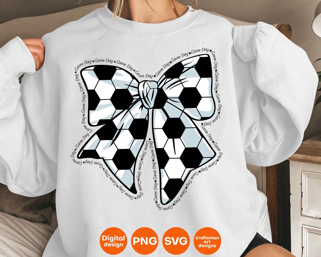 Soccer Game Day Png, Coquette Bow Png, Soccer Mom Png, Game Day Png ...