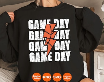 Día del partido de baloncesto Svg, Día del partido de baloncesto Png, Día del partido de baloncesto Png, Mamá del baloncesto Svg, Amante del baloncesto Png