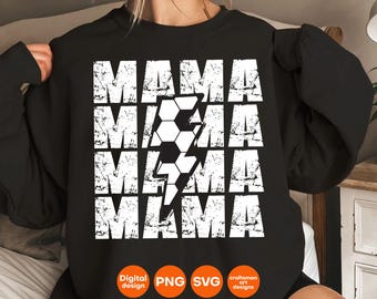 Soccer Mama Varsity Lightning Bolt Png, Soccer Mama shirt Design, Soccer Mama png, Soccer Mama Lightning Bolt Png, Mama Soccer Lightning
