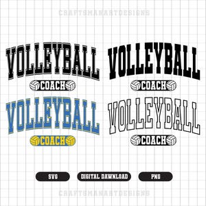 Coach SVG, Coach PNG, Volleyball Coach Svg, Volleyball Coach Shirt Design Svg,  Digital Download, Volleyball Cut Files, Coach Shirt png