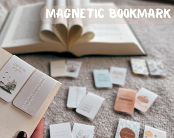 Magnetische Lesezeichen | 2er Set | aesthetic books | Buchzubehör | Geschenkidee