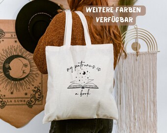 Baumwolltasche | Fantasytasche | my patronus is a book | nachhaltiger Stoffbeutel | bookstagram | Buch Merch