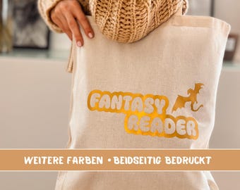 Personalisierbare Baumwolltasche | Fantasy Reader | Book Tropes | nachhaltiger Stoffbeutel | bookstagram | Buch Merch