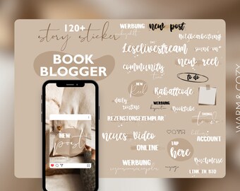 120+ Story Sticker bookblogger | cozy bookstagram