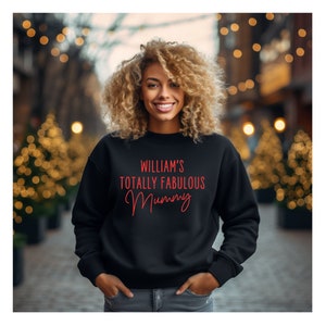 Fabulosa sudadera de mamá: sudadera, mamá personalizada, suéter de mamá, jersey de mamá personalizado, regalo de nueva mamá, futura mamá, regalo del Día de las Madres.