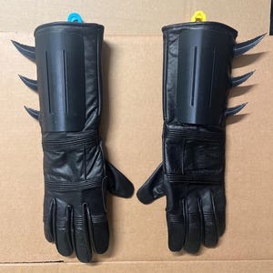 Bat 89 Gloves Replica Full Genuine Leather Cosplay Keaton Burton