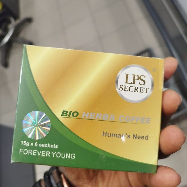 Bio-Kräuterkaffee LPS SECRET – Bio Herbs Original-Instantkaffee für Männer, immer jung