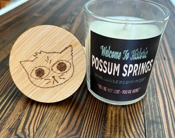 Night in the Woods Welcome to Possum Springs Candle