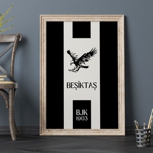 Affiche Besiktas Extra Large – Taille XL, état Correct