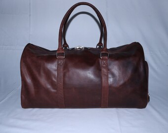 Bolso de viaje de cuero-Bolsa de lona de cuero-Bolsa de fin de semana de cuero-Bolsa de cabina de equipaje-Bolsa de viaje de cuero-Bolsa de viaje de cabina-Holdall de cuero para hombre