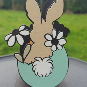 Laser cut Easter Egg Holder SVG file | Spring decor Digital download