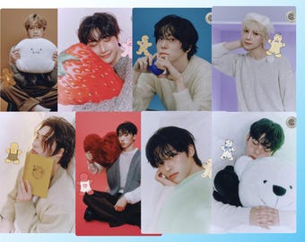 KPOP Ateez Seasons Greeting Pastry Shop 2025 Fanmade Photocards