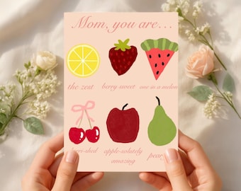 Berry Sweet Mom Card | Fruit Pun Mother’s Day Card