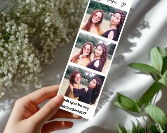 Personalized Bridesmaid Proposal Bookmark | Will You Be My Bridesmaid? | Maid of Honor Proposal