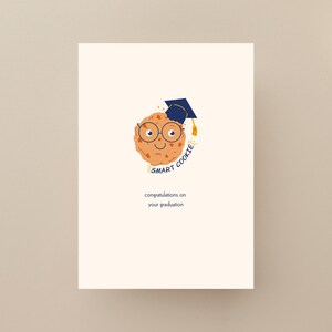 Lustige Karte zum Schulabschluss Smart Cookie Herzlichen Glückwunsch zum Schulabschluss 2018 zum sofortigen Download