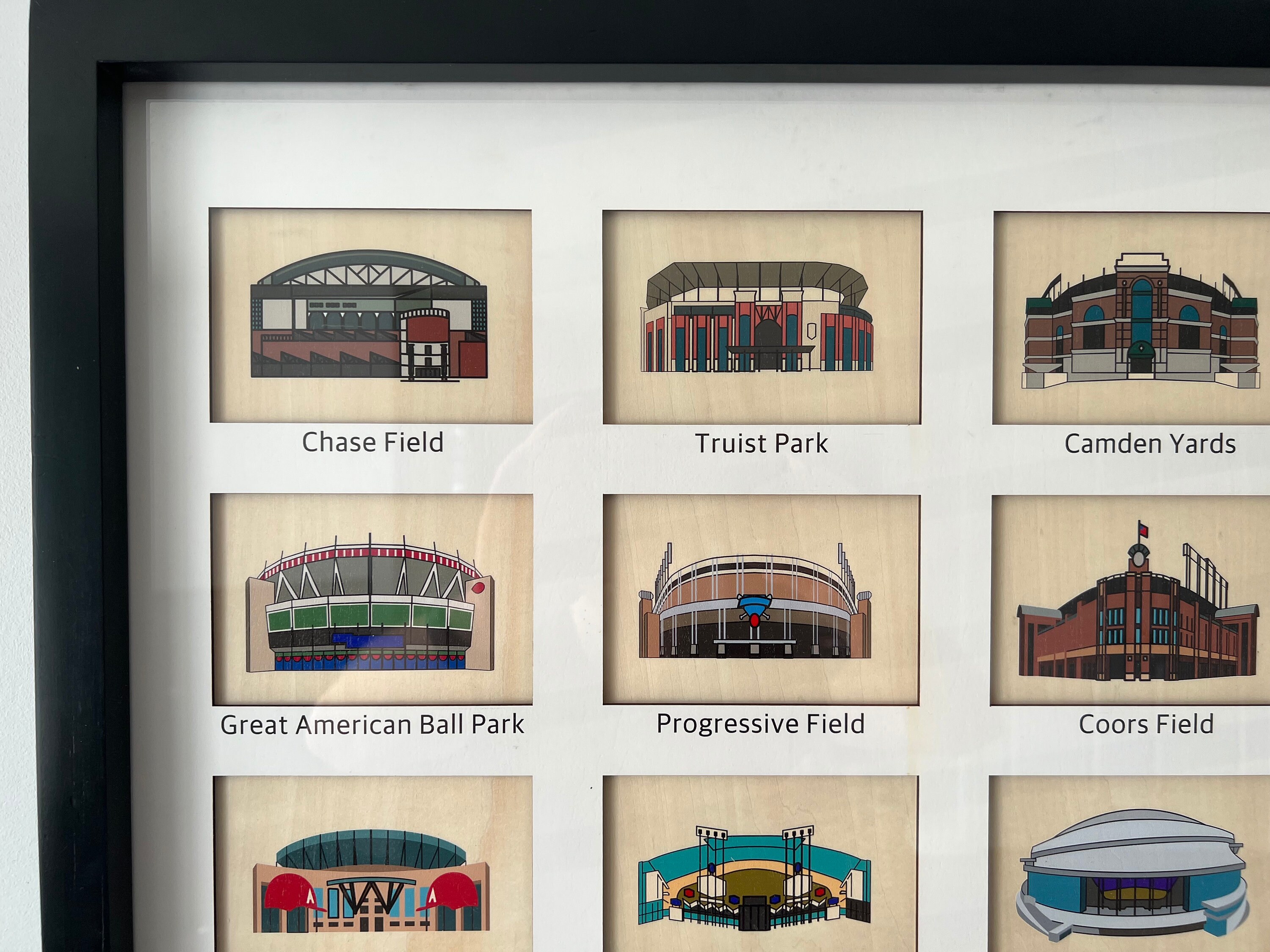 Baseball Stadium Picture Frame Etsy